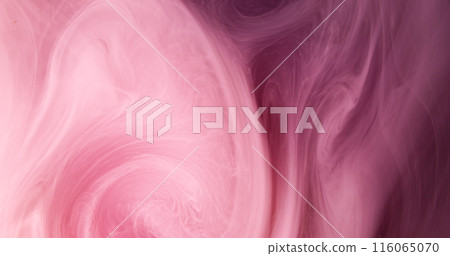 Mist texture. Paint splash water. Blur pink ethereal vapor cloud silk wave acrylic ink on black magic abstract art background. Mist texture. Paint splash water. Blur pink ethereal vapor cloud silk wave acrylic ink on black magic abstract art background. 116065070