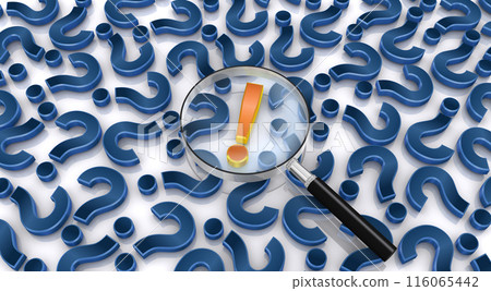 用放大鏡查看 Hatena 標記內的感嘆號，獲得鼓舞人心的搜尋影像。 116065442