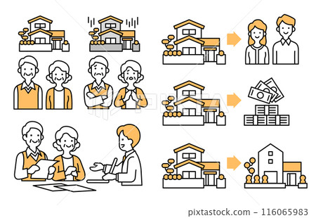 Real estate old couple Real estate old couple 116065983