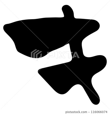 Ki(片假名)/手寫毛筆人物素材 Ki(片假名)/手寫毛筆人物素材 116066074