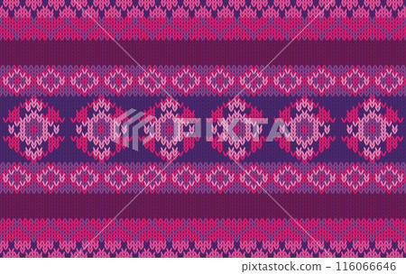 Knitted pattern seamless fabric purple color tone. traditional knitted pattern vector ethnic style. Designed for background ,wallpaper ,carpet ,clothing ,knitted pattern ,fabric ,pixel art ,textile Knitted pattern seamless fabric purple color tone. traditional knitted pattern vector ethnic style. Designed for background ,wallpaper ,carpet ,clothing ,knitted pattern ,fabric ,pixel art ,textile 116066646