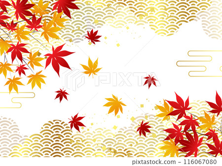 秋葉,秋天,青海海浪,雲彩,日式,日式,插畫,可愛,橫版 秋葉,秋天,青海海浪,雲彩,日式,日式,插畫,可愛,橫版 116067080