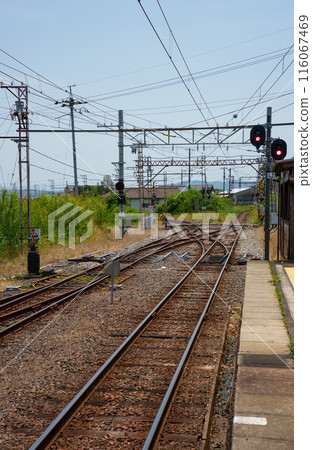 <Shimane Prefecture> Ichibataguchi Station, flat switchback 116067469