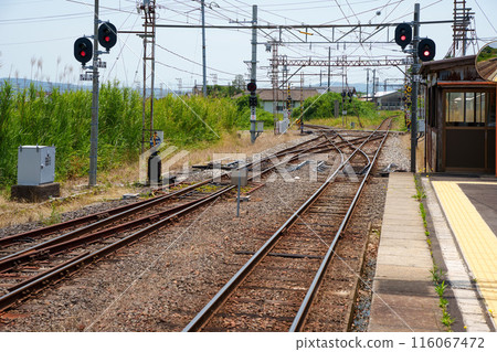 <Shimane Prefecture> Ichibataguchi Station, flat switchback 116067472