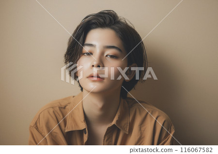 Handsome Asian man portrait 116067582