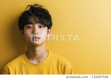 Handsome Asian man portrait 116067586