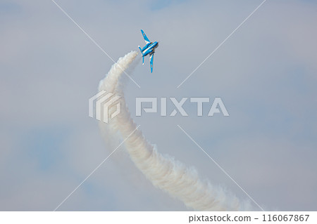 藍色的衝動在天空中飛翔 116067867