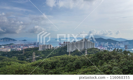 the Vibrant City Life in Tai Wo Shek Lei Tau District, hk June 22 2024 the Vibrant City Life in Tai Wo Shek Lei Tau District, hk June 22 2024 116068355