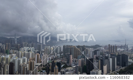 June 18 2024 View over Kowloon in Hong Kong from Eagle Nest June 18 2024 View over Kowloon in Hong Kong from Eagle Nest 116068382