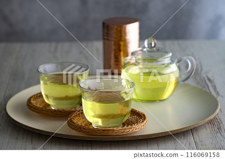 Cold green tea Cold green tea 116069158