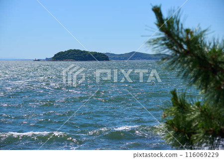 [西浦] 從西浦海岸看到的竹島 116069229