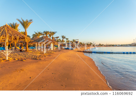 Scenic view of Naama Bay, Sharm-el-Sheikh, Egypt 116069692