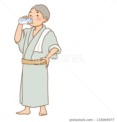 洗完澡後喝一杯牛奶 116069977