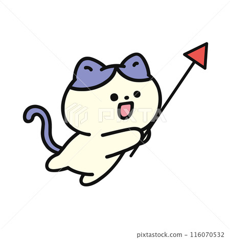 指針，箭頭，貓 116070532