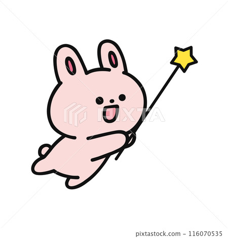 指針、星星、兔子 116070535