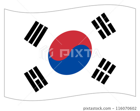 世界各國國旗 韓國國旗 116070602