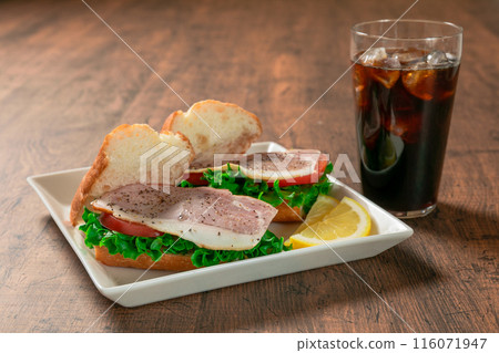 Loin ham sandwich Loin ham sandwich 116071947