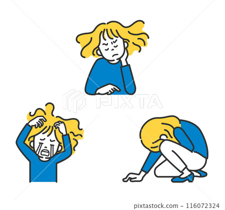 精神不正常婦女的插圖集 116072324