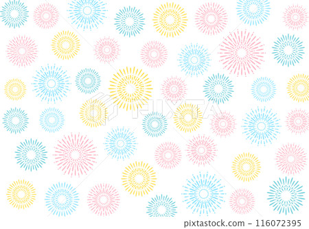 Stylish summer festival fireworks frame background 13 116072395