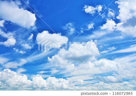 Summer blue sky and clouds Summer blue sky and clouds 116072965