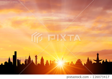 Osaka image illustration 116073417