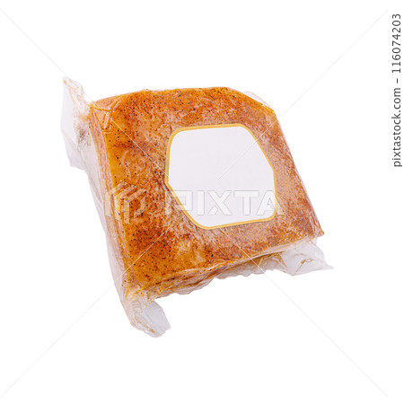 piece of lard with blank label 116074203