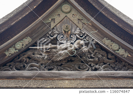 高野山金剛峰寺山牆龍像 116074847