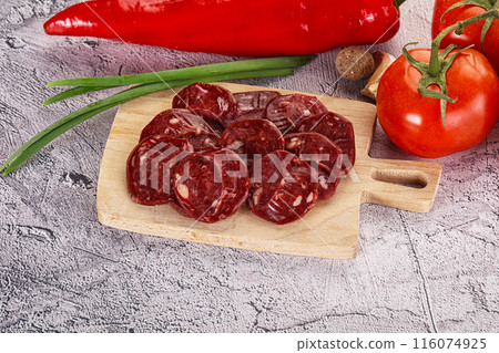 Wild Bear meat homemade sausages Wild Bear meat homemade sausages 116074925