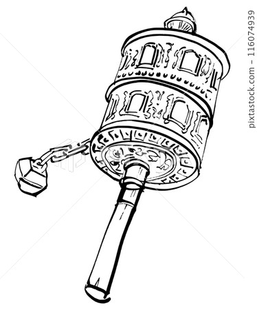 Mani-sha (Buddhist implement representing reincarnation) Mani-sha (Buddhist implement representing reincarnation) 116074939