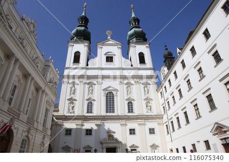 Jesuit church in Vienna, Austria, exteriors 116075340