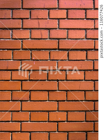 red brick wall texture grunge background 116077426
