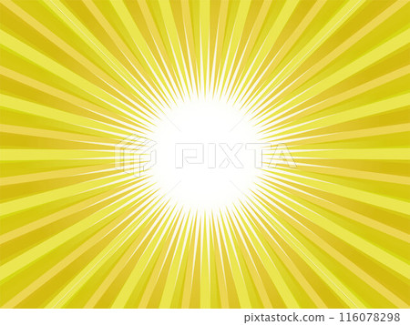 Vivid color concentrated line background material_Yellow 116078298