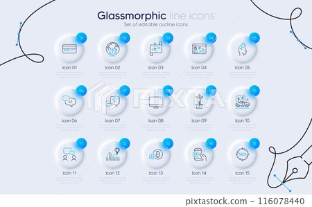 Set of Pickup, People chatting and Lightning bolt line icons for web app. Roller coaster, Computer, Map icons. Approved, 24h service, Credit card signs. Winner podium, Seo, Refresh bitcoin. Vector Set of Pickup, People chatting and Lightning bolt line icons for web app. Roller coaster, Computer, Map icons. Approved, 24h service, Credit card signs. Winner podium, Seo, Refresh bitcoin. Vector 116078440