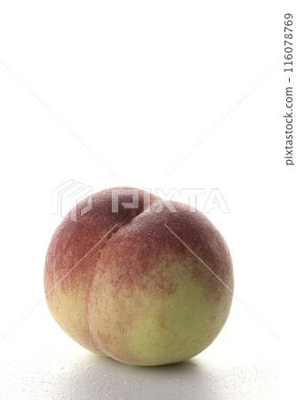 Summer fruit peach (white background) Summer fruit peach (white background) 116078769