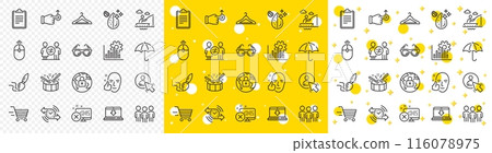 Outline Drag drop, User and Lock line icons pack for web with Internet downloading, Drums, Dirty water line icon. Group, Timer, Healthy face pictogram icon. Delivery shopping, Umbrella. Vector Outline Drag drop, User and Lock line icons pack for web with Internet downloading, Drums, Dirty water line icon. Group, Timer, Healthy face pictogram icon. Delivery shopping, Umbrella. Vector 116078975
