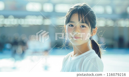 健身房穿著運動服的女孩生成人工智慧，人工智慧 116079216