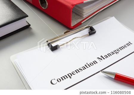 Compensation management rules and red folder. 116080508