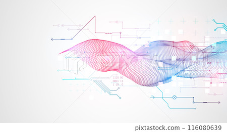 Wireframe Big Data concept. Abstract digital futuristic vector illustration on technology background. Data mining and management concept. Hand drawn art. Wireframe Big Data concept. Abstract digital futuristic vector illustration on technology background. Data mining and management concept. Hand drawn art. 116080639