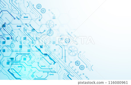 CPU concept. Circuit board. Technology abstract background. Hand drawn vector. CPU concept. Circuit board. Technology abstract background. Hand drawn vector. 116080961
