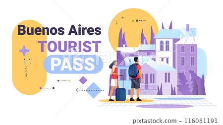 Tourists with luggage exploring cityscape modern buildings abstract elements travel concept Tourists with luggage exploring cityscape modern buildings abstract elements travel concept 116081191