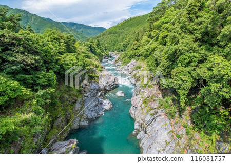 峽谷風景 《龍井內峽谷、絕美拍照勝地、舊領地橋》 三重縣大台町 116081757