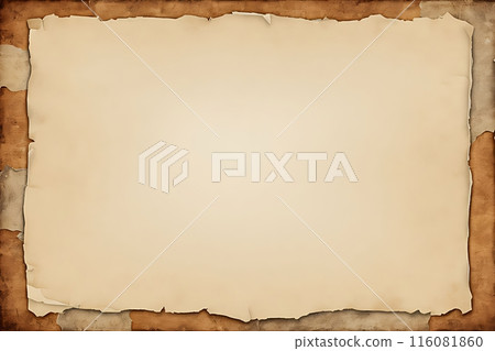 Background of antique brown paper with texture, creating a retro atmosphere. Perfect for historical documents, vintage designs, and art projects 116081860