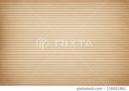 Background of antique brown paper with horizontal stripes. Perfect for vintage designs, historical documents, and art projects 116081861