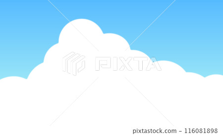 夏天的藍天白雲 夏天的藍天白雲 116081898