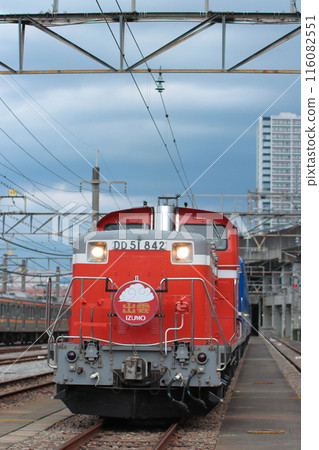 DD51 diesel locomotive (No. 842) at Gunma Vehicle Center nearing retirement @ Photo session_Photo taken on June 9, 2024 116082551