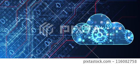Cloud computing concept.Abstract connection technology background. Hand drawn vector. Cloud computing concept.Abstract connection technology background. Hand drawn vector. 116082758