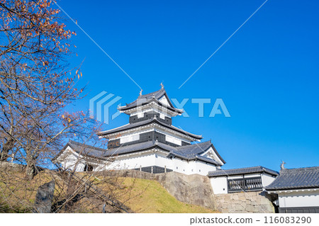 Shirakawa-Komine Castle Three-story Tower and Front Gate Shirakawa-Komine Castle Three-story Tower and Front Gate 116083290