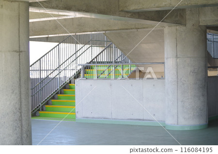 Tsunami evacuation tower Tsunami evacuation tower 116084195