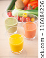 Colorful vegetable juice 116084206