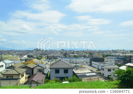 從JR東日本越後線越後赤塚站到新潟站的車窗看到的景色（2022年夏季） 116084771